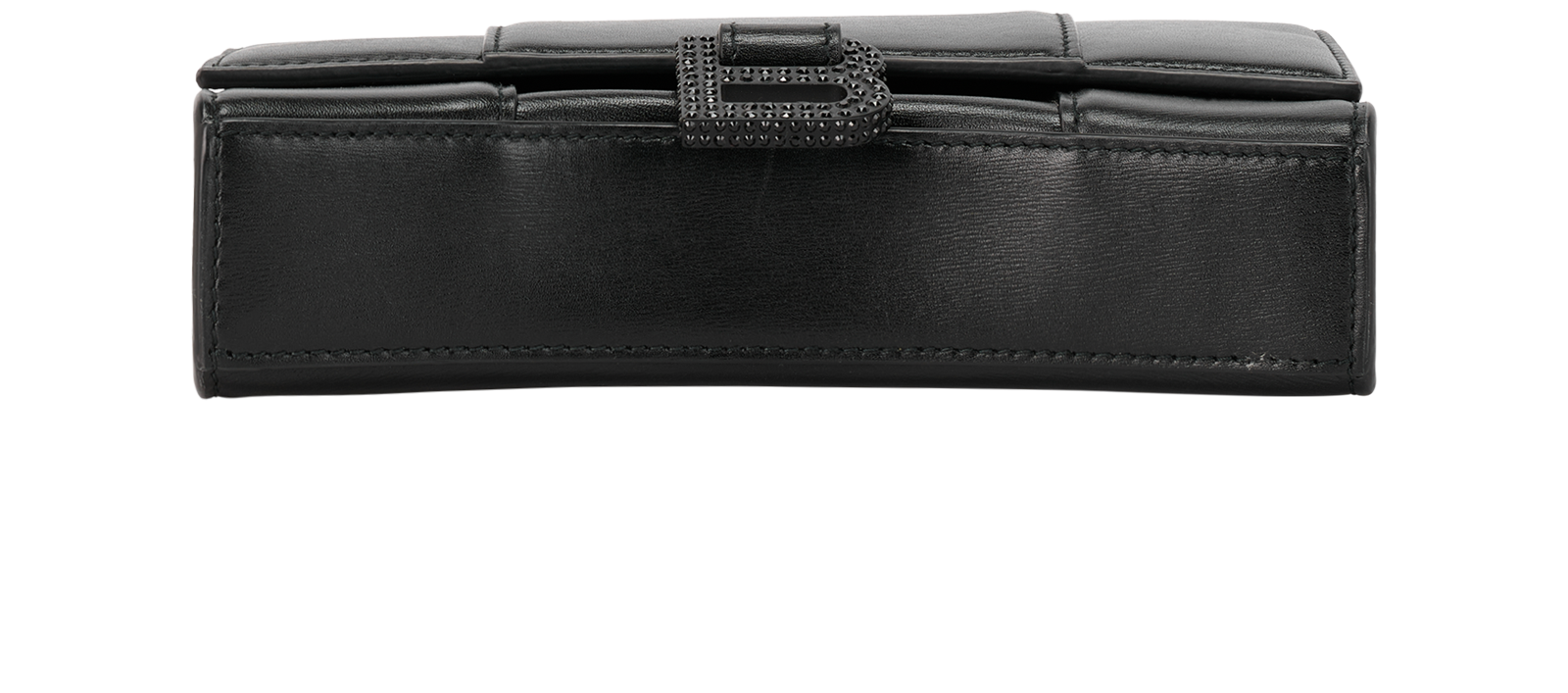 Hourglass Bag, &pound;595, Handbags, Black, Leather, Top view